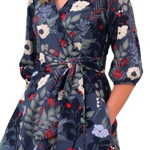 Karma East Ella Wrap dress in Gardenia